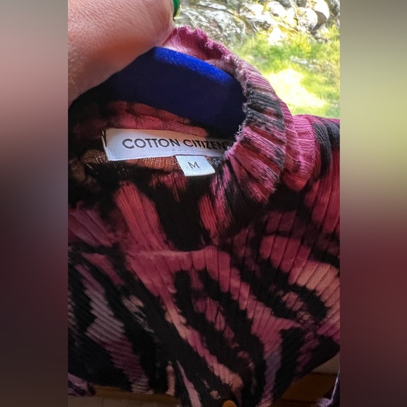 COTTON CITIZEN The Ibiza Mini Dress in Lychee Spiral | Size M - Picture 6 of 6